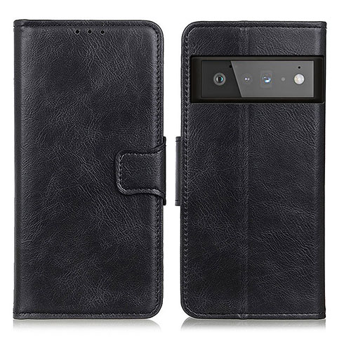 Coque Portefeuille Livre Cuir Etui Clapet M09L pour Google Pixel 6 Pro 5G Noir