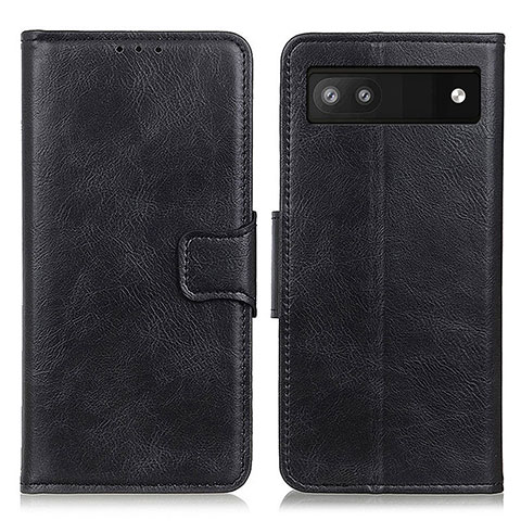 Coque Portefeuille Livre Cuir Etui Clapet M09L pour Google Pixel 6a 5G Noir