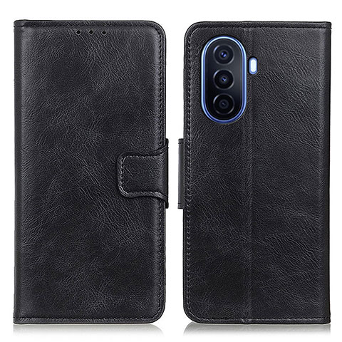 Coque Portefeuille Livre Cuir Etui Clapet M09L pour Huawei Enjoy 50 Noir