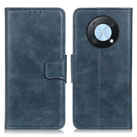 Coque Portefeuille Livre Cuir Etui Clapet M09L pour Huawei Enjoy 50 Pro Bleu