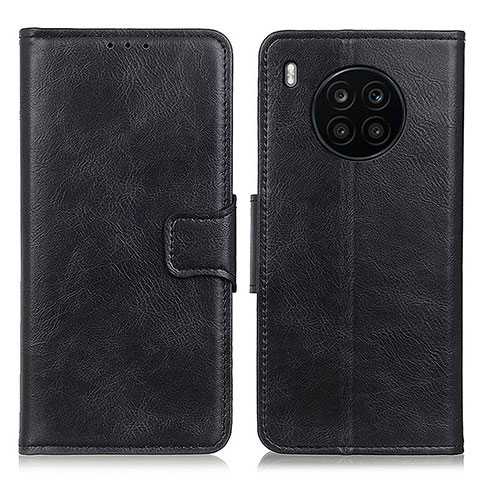 Coque Portefeuille Livre Cuir Etui Clapet M09L pour Huawei Honor 50 Lite Noir