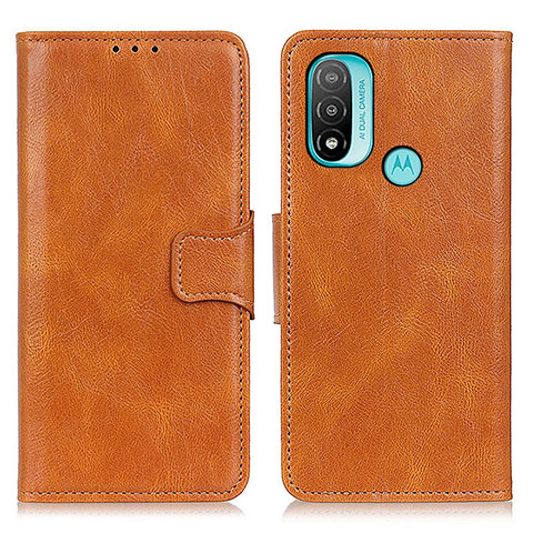 Coque Portefeuille Livre Cuir Etui Clapet M09L pour Motorola Moto E40 Marron