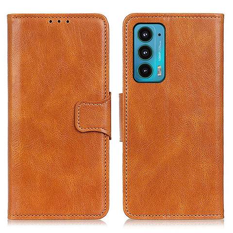 Coque Portefeuille Livre Cuir Etui Clapet M09L pour Motorola Moto Edge 20 5G Marron