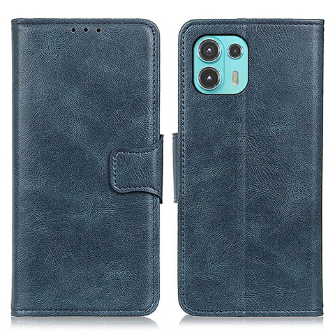 Coque Portefeuille Livre Cuir Etui Clapet M09L pour Motorola Moto Edge 20 Lite 5G Bleu