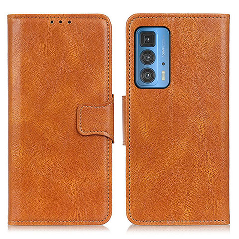 Coque Portefeuille Livre Cuir Etui Clapet M09L pour Motorola Moto Edge 20 Pro 5G Marron