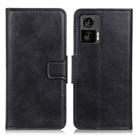 Coque Portefeuille Livre Cuir Etui Clapet M09L pour Motorola Moto Edge 30 Lite 5G Noir