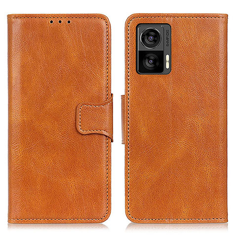 Coque Portefeuille Livre Cuir Etui Clapet M09L pour Motorola Moto Edge 30 Neo 5G Marron