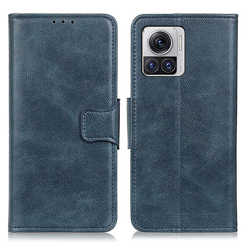 Coque Portefeuille Livre Cuir Etui Clapet M09L pour Motorola Moto Edge 30 Ultra 5G Bleu