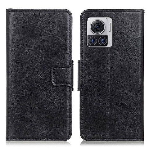 Coque Portefeuille Livre Cuir Etui Clapet M09L pour Motorola Moto Edge 30 Ultra 5G Noir