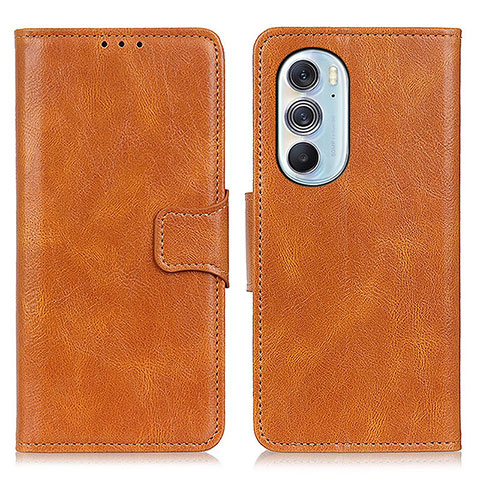 Coque Portefeuille Livre Cuir Etui Clapet M09L pour Motorola Moto Edge Plus (2022) 5G Marron