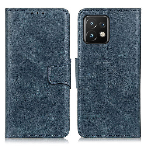 Coque Portefeuille Livre Cuir Etui Clapet M09L pour Motorola Moto Edge Plus (2023) 5G Bleu