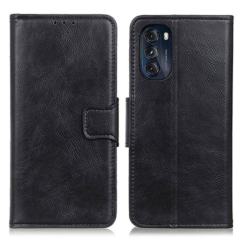 Coque Portefeuille Livre Cuir Etui Clapet M09L pour Motorola Moto G 5G (2022) Noir