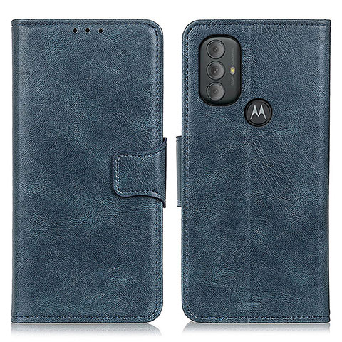 Coque Portefeuille Livre Cuir Etui Clapet M09L pour Motorola Moto G Play Gen 2 Bleu