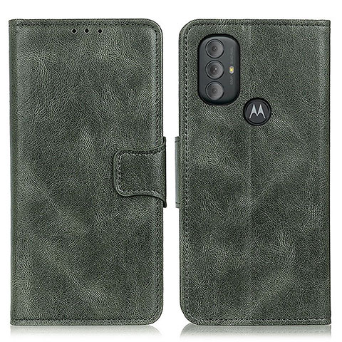 Coque Portefeuille Livre Cuir Etui Clapet M09L pour Motorola Moto G Play Gen 2 Vert