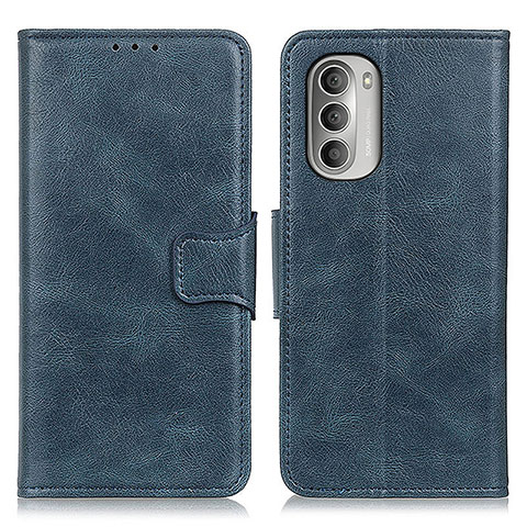 Coque Portefeuille Livre Cuir Etui Clapet M09L pour Motorola Moto G Stylus (2022) 5G Bleu