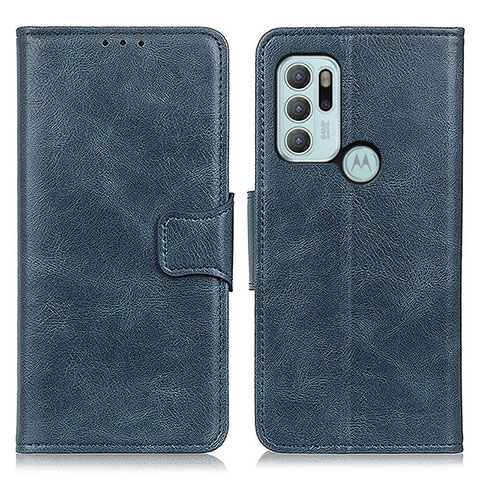 Coque Portefeuille Livre Cuir Etui Clapet M09L pour Motorola Moto G60s Bleu