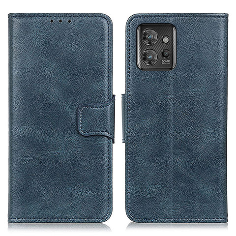 Coque Portefeuille Livre Cuir Etui Clapet M09L pour Motorola ThinkPhone 5G Bleu