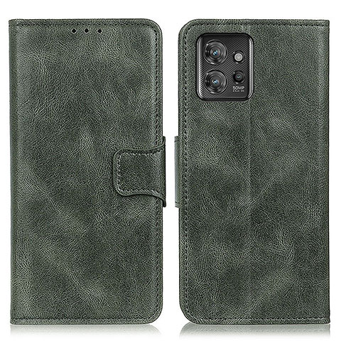 Coque Portefeuille Livre Cuir Etui Clapet M09L pour Motorola ThinkPhone 5G Vert