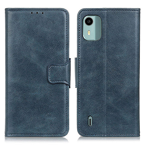 Coque Portefeuille Livre Cuir Etui Clapet M09L pour Nokia C12 Bleu