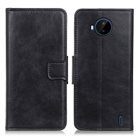 Coque Portefeuille Livre Cuir Etui Clapet M09L pour Nokia C20 Plus Noir