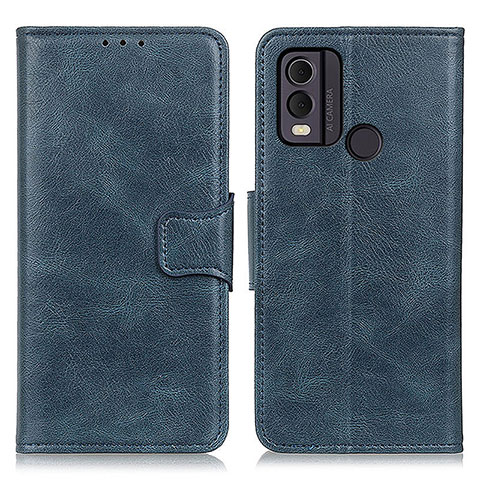 Coque Portefeuille Livre Cuir Etui Clapet M09L pour Nokia C22 Bleu