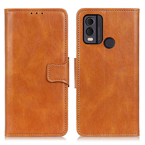 Coque Portefeuille Livre Cuir Etui Clapet M09L pour Nokia C22 Marron