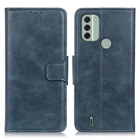 Coque Portefeuille Livre Cuir Etui Clapet M09L pour Nokia C31 Bleu