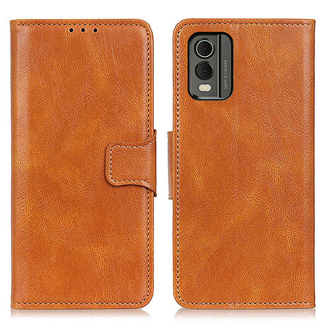 Coque Portefeuille Livre Cuir Etui Clapet M09L pour Nokia C32 Marron