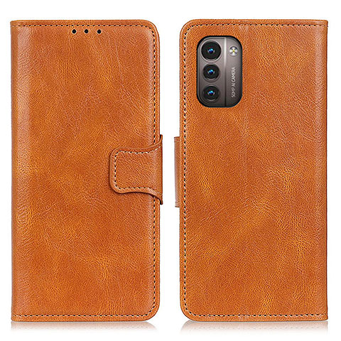 Coque Portefeuille Livre Cuir Etui Clapet M09L pour Nokia G21 Marron