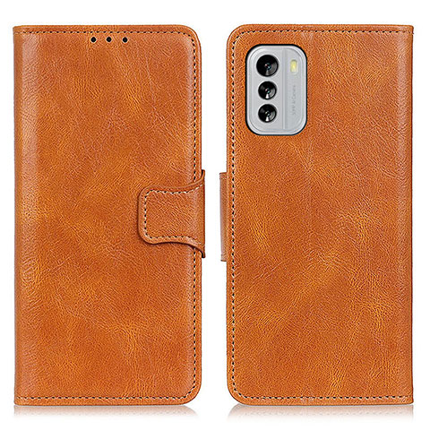 Coque Portefeuille Livre Cuir Etui Clapet M09L pour Nokia G60 5G Marron