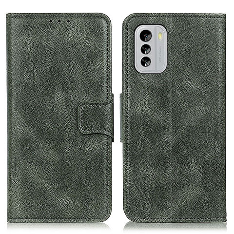 Coque Portefeuille Livre Cuir Etui Clapet M09L pour Nokia G60 5G Vert