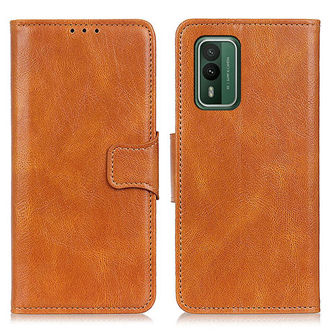 Coque Portefeuille Livre Cuir Etui Clapet M09L pour Nokia XR21 Marron