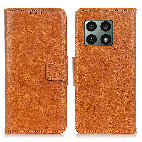 Coque Portefeuille Livre Cuir Etui Clapet M09L pour OnePlus 10 Pro 5G Marron