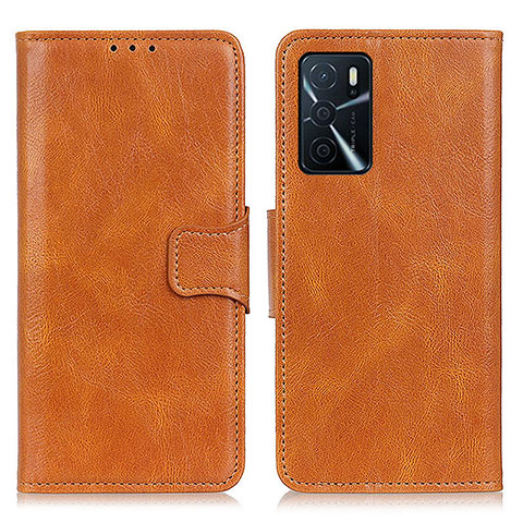 Coque Portefeuille Livre Cuir Etui Clapet M09L pour Oppo A16s Marron