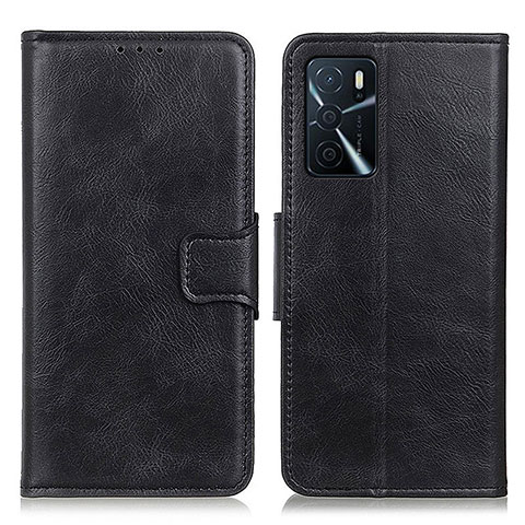 Coque Portefeuille Livre Cuir Etui Clapet M09L pour Oppo A16s Noir