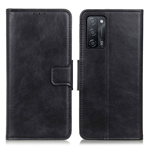 Coque Portefeuille Livre Cuir Etui Clapet M09L pour Oppo A53s 5G Noir