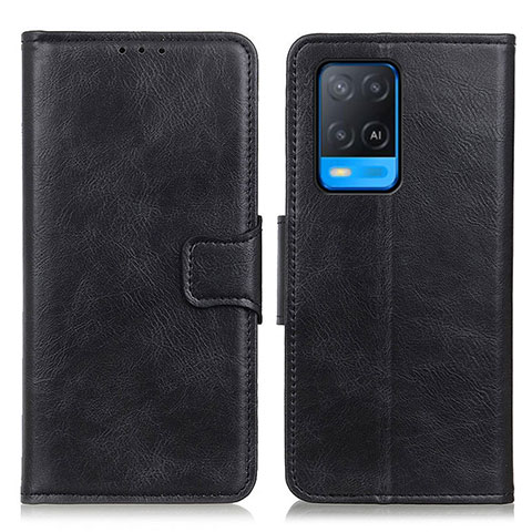 Coque Portefeuille Livre Cuir Etui Clapet M09L pour Oppo A54 4G Noir