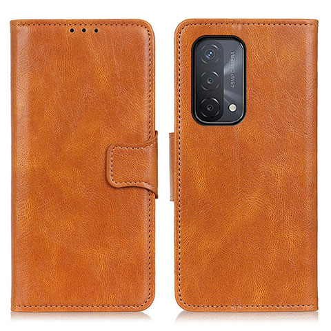 Coque Portefeuille Livre Cuir Etui Clapet M09L pour Oppo A74 5G Marron