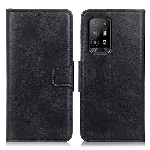 Coque Portefeuille Livre Cuir Etui Clapet M09L pour Oppo A95 5G Noir