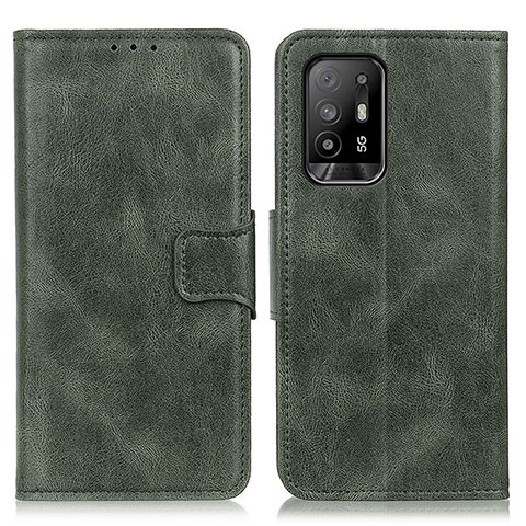 Coque Portefeuille Livre Cuir Etui Clapet M09L pour Oppo A95 5G Vert