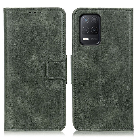 Coque Portefeuille Livre Cuir Etui Clapet M09L pour Realme 8 5G Vert