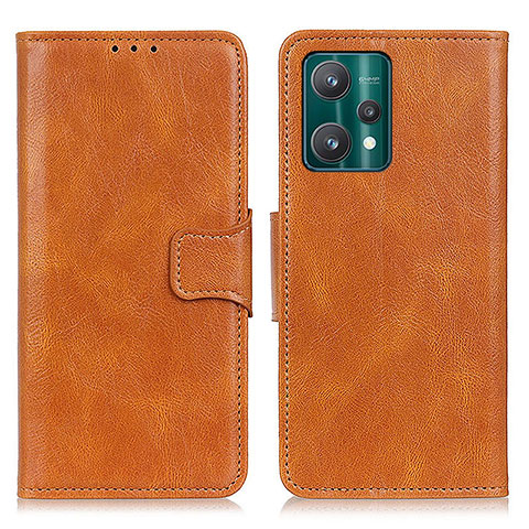 Coque Portefeuille Livre Cuir Etui Clapet M09L pour Realme 9 4G Marron