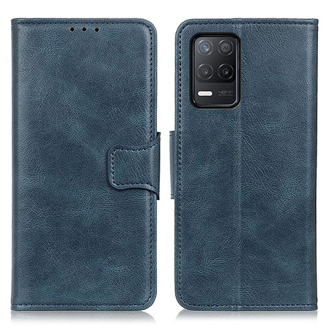 Coque Portefeuille Livre Cuir Etui Clapet M09L pour Realme Q3 5G Bleu