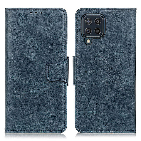 Coque Portefeuille Livre Cuir Etui Clapet M09L pour Samsung Galaxy M32 4G Bleu