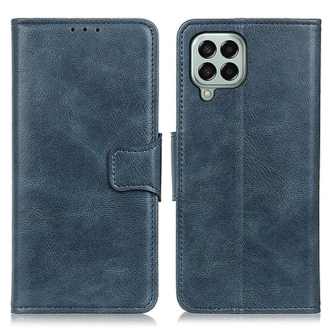 Coque Portefeuille Livre Cuir Etui Clapet M09L pour Samsung Galaxy M33 5G Bleu