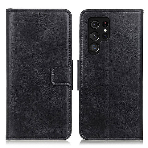 Coque Portefeuille Livre Cuir Etui Clapet M09L pour Samsung Galaxy S22 Ultra 5G Noir