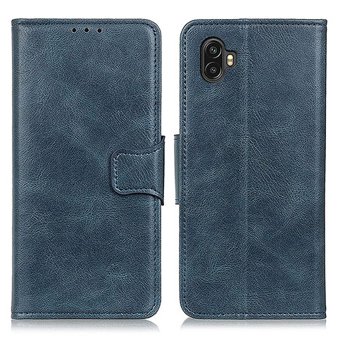 Coque Portefeuille Livre Cuir Etui Clapet M09L pour Samsung Galaxy Xcover Pro 2 5G Bleu