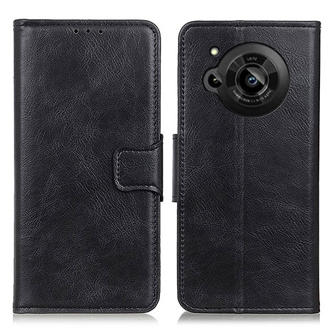 Coque Portefeuille Livre Cuir Etui Clapet M09L pour Sharp Aquos R7s Noir