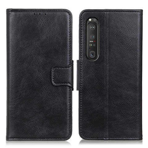 Coque Portefeuille Livre Cuir Etui Clapet M09L pour Sony Xperia 1 III Noir