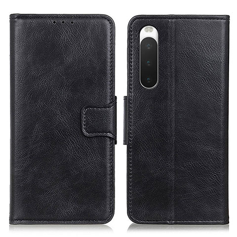 Coque Portefeuille Livre Cuir Etui Clapet M09L pour Sony Xperia 10 IV Noir